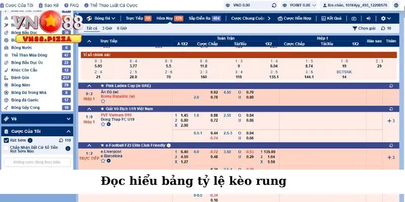 Nắm rõ thông số kèo trước khi đặt cược